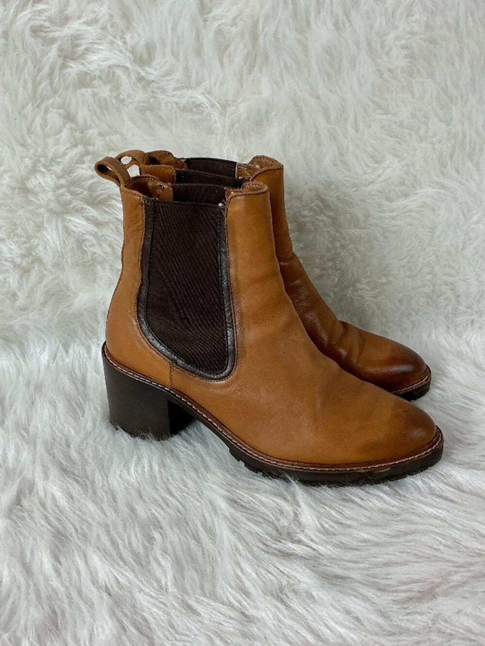 Thursday Boot Company Toffee Brown Leather The Knockout Chelsea Boots 9.5